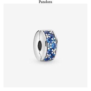 Pandora Blue Pav?? Clip Charm